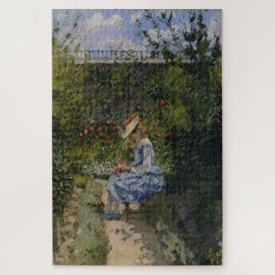 Janne in the Garden, Pontoise - Camille Pissarro ジグソーパズル