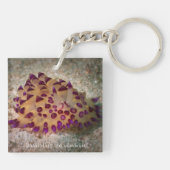 Janolusのsavinkiniの正方形(両面の) Keychain キーホルダー (裏面)