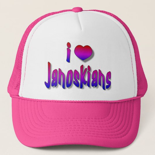 Janoskiansのトラック運転手の帽子 キャップ (正面)