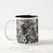 Jansenistsの敗走そして混乱 ツートーンマグカップ (左)
