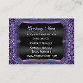 Jantelle Platzの真珠のエレガントなプロフェッショナル 名刺 (裏面)