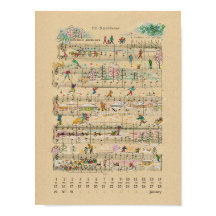 January ハッピー ノーツ カレンダー 2022