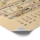 January ハッピー ノーツ カレンダー 2022 ポスター (角)