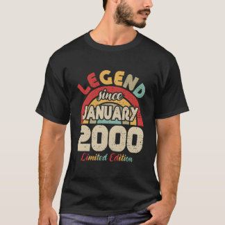 January 2000 Legend Since January 2000 Tシャツ
