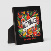 January 22nd - Hot Sauce Day フォトプラーク (正面)
