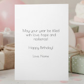 January Birth Flower Birthday Card | Carnations カード