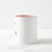 January Birth Flower Mug – Pink Carnation Gift マグカップ (中央)