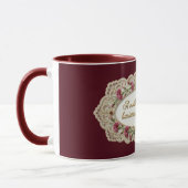 January Birth Month Flower Carnation Mother Quote  マグカップ (左)