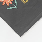 January Birthday A Queen Was Born In January Girl  フリースブランケット (角)