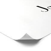 January Carnation Flowers ポスター (角)