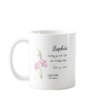 January Carnation Personalized Birthday