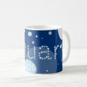 January Sea Stars コーヒーマグカップ (正面右)