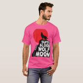 January Wolf Moon月食Tシャツ天文学 Tシャツ (正面フル)