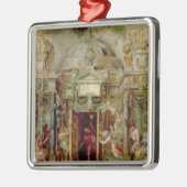 Janusの1630年代の寺院 メタルオーナメント (左)