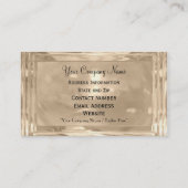 Janyetの真珠のエレガントなプロフェッショナル 名刺 (裏面)