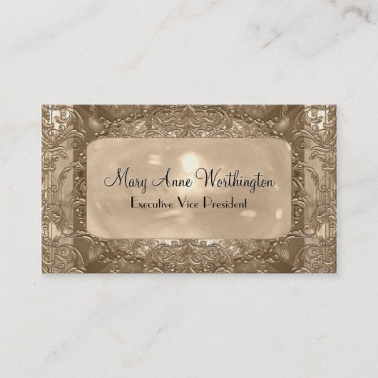 Janyetの真珠のエレガントなプロフェッショナル 名刺 (正面)