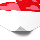 Janzによるボランティアハート ポスター (角)