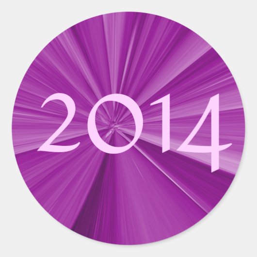 Janzによる2014年ラウンドステッカーのクラス ラウンドシール (正面)