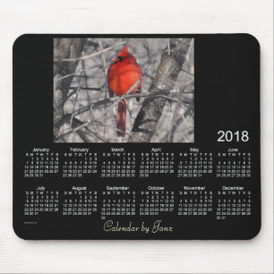 Janzのマウスパッドによる2018人の（鳥）ショウジョウコウカンチョウのカ マウスパッド