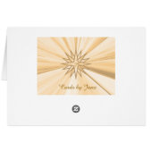 Janzの星によるクリスマスカード (裏面横)