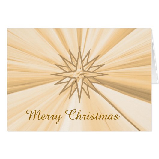 Janzの星によるクリスマスカード (正面横)