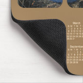 Janzブラウンのマウスパッドによる2015の景色のカレンダー マウスパッド (コーナー)