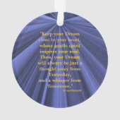 Janz著および金ゴールドのオーナメント青い2019のクラス オーナメント (裏面)