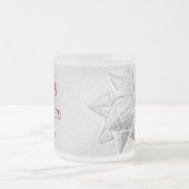 Janz著お母さんのクリスマスの愛によって曇らされるマグ フロストグラスマグカップ (中央)