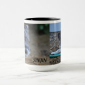 Janz著ジャックラッセルテリアのマグ マグカップ (中央)