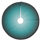 Janz著ターコイズのクリスマスキャンデーの木のスカート フリース ツリースカート (正面)