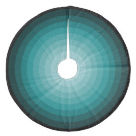 Janz著ターコイズのクリスマスキャンデーの木のスカート フリース ツリースカート