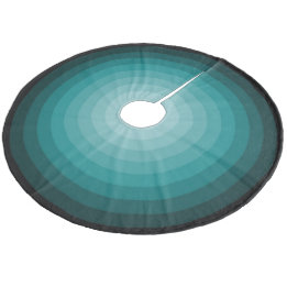 Janz著ターコイズのクリスマスキャンデーの木のスカート フリース ツリースカート