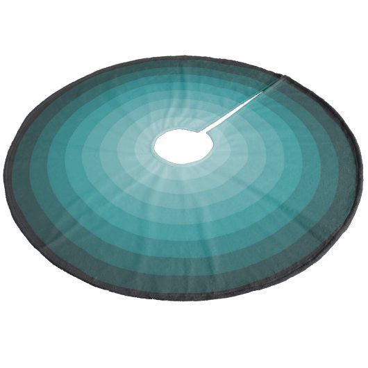 Janz著ターコイズのクリスマスキャンデーの木のスカート フリース ツリースカート (アングル)