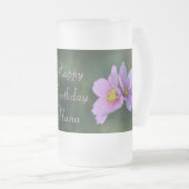 Janz著ナナの誕生日によって曇らされるマグ フロストグラスビールジョッキ (正面右)