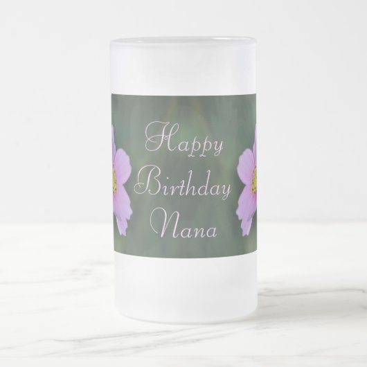 Janz著ナナの誕生日によって曇らされるマグ フロストグラスビールジョッキ (中央)