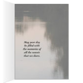 Janz著ハッピーバースデーの日没カード (内側 (右))