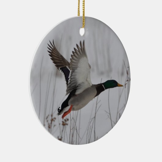 Janz著マガモのアヒルの家の装飾のデザイン セラミックオーナメント (右)