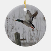 Janz著マガモのアヒルの家の装飾のデザイン セラミックオーナメント (裏面)