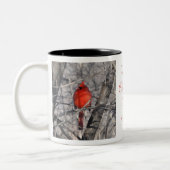 Janz著メリークリスマスの叔母さんコーヒー・マグ ツートーンマグカップ (左)