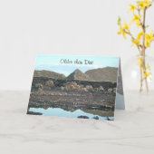 Janz著土のバースデー・カードより古い カード (黄色い花)