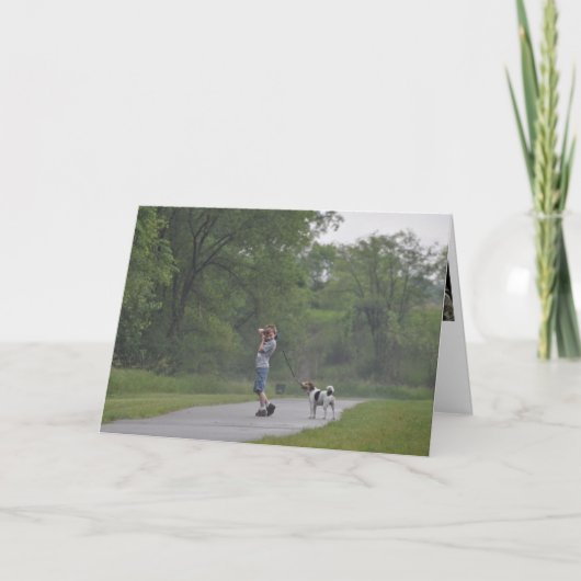 Janz著幸せな第8バースデー・カード カード (正面)