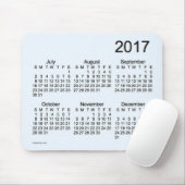 Janz著2017年のアリスの青い大活字のカレンダー マウスパッド (マウス)