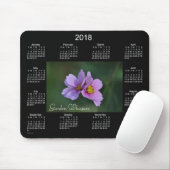 Janz著2018の庭のささやきのカレンダー マウスパッド (マウス)