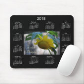 Janz著2018の庭のささやきのカレンダー マウスパッド (マウス)