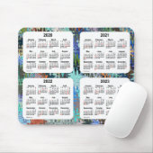 Janz著2020-2023年の熱狂するなキルトの休日のカレンダー マウスパッド (マウス)