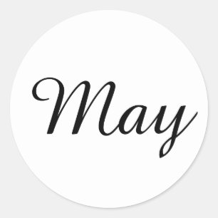 Janz著5月Amazoneの白いステッカー ラウンドシール