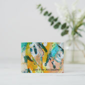 Janz Fine Art Studios 名刺 (スタンド正面)