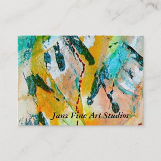 Janz Fine Art Studios 名刺 (正面)