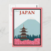 JAPANヴィンテージ旅行はがき ポストカード (正面/裏面)
