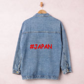 「#JAPAN」かわいいデザイン。買今 デニムジャケット (ハンガー)